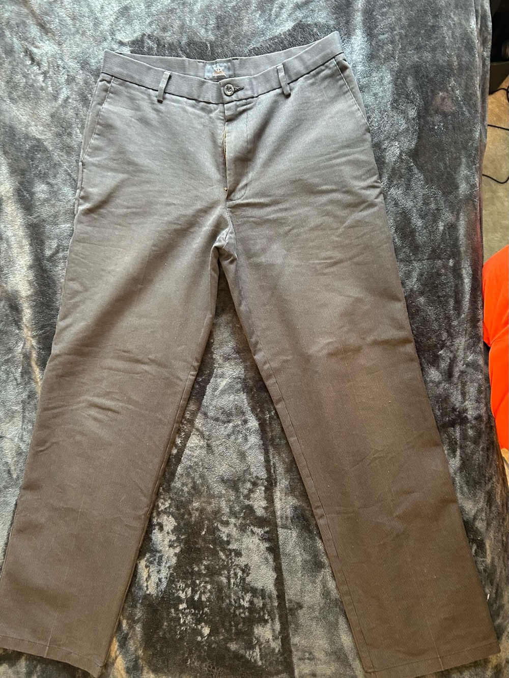 Men's Black ribbed Dockers Dress Pants - 33x32